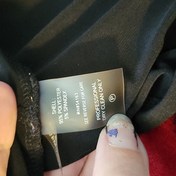 Calvin Klein Black Dressy Tank/Blouse Women's Size M - Picture 6 of 6